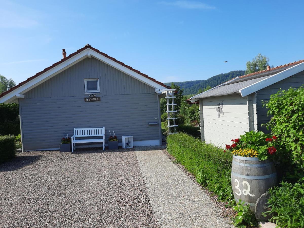 Ferienhaus am Weserberglandsee Lauenforde Exterior foto